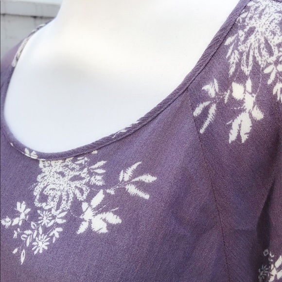 Socialite purple long sleeve top - Picture 4 of 6